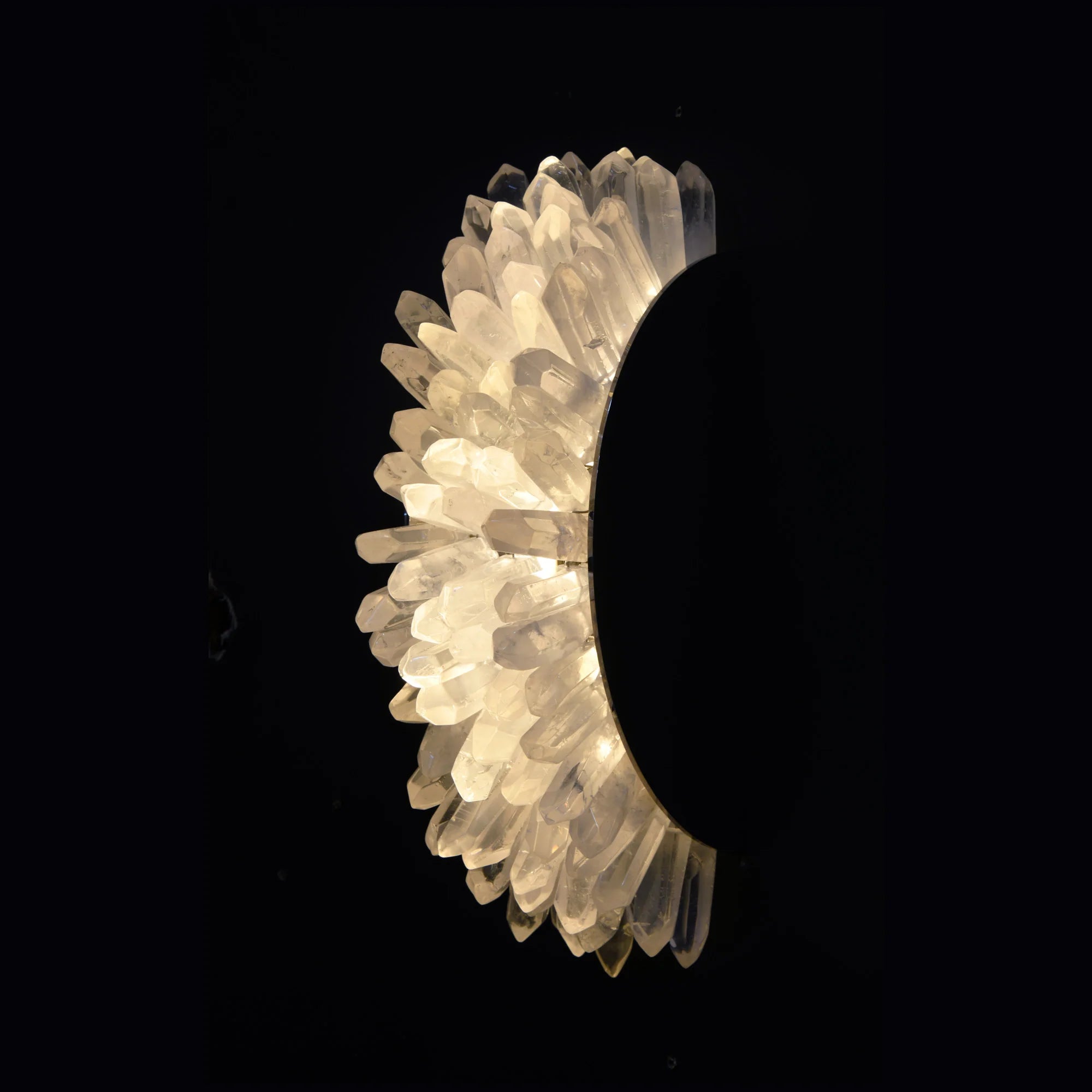ROXI Crystal Wall Sconce — Brazilian Quartz