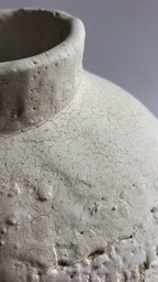 Tall Moon Jar (White)