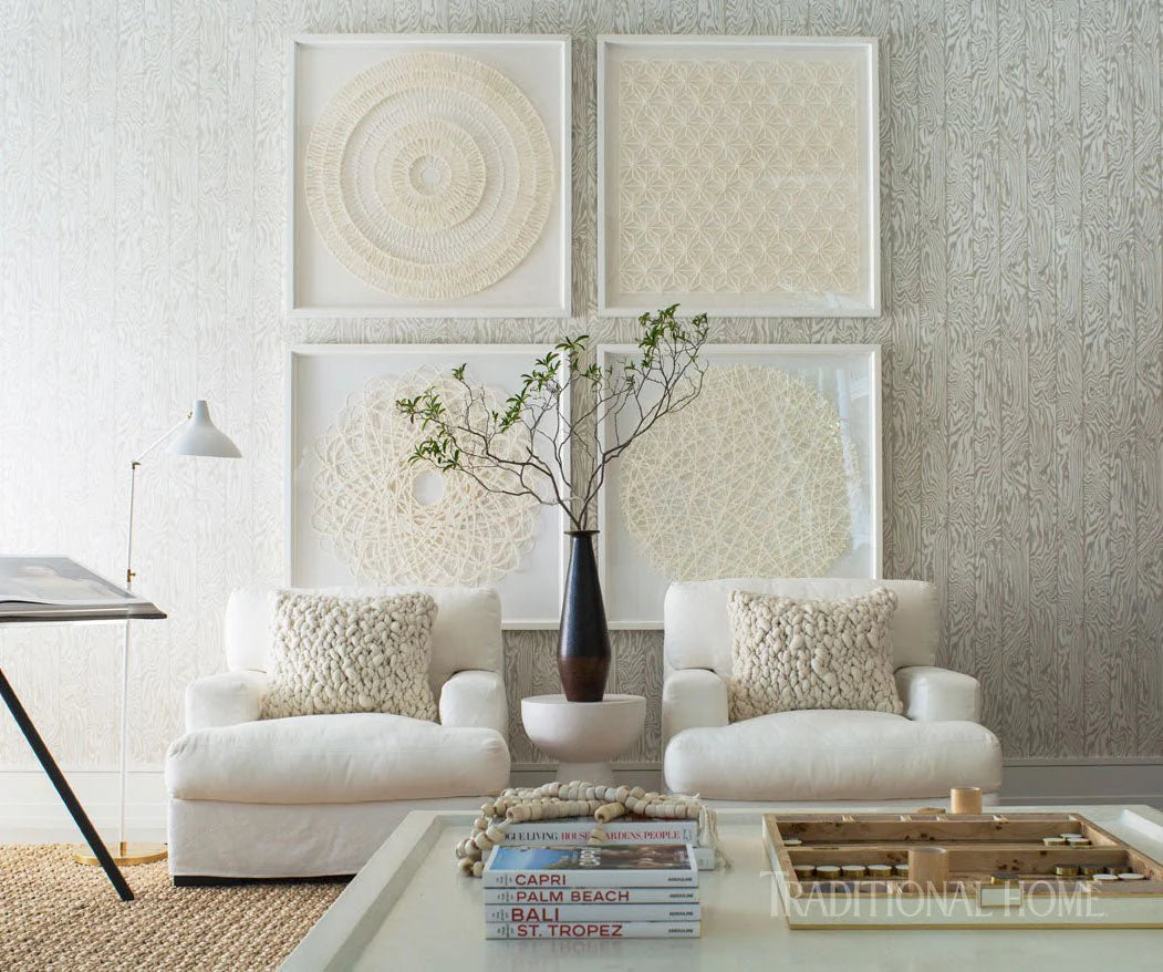 Clouds Merino Wool Cushion — Hand-Spun, Natural Ivory