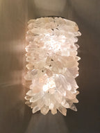 ROXI Crystal Wall Sconce — Brazilian Quartz