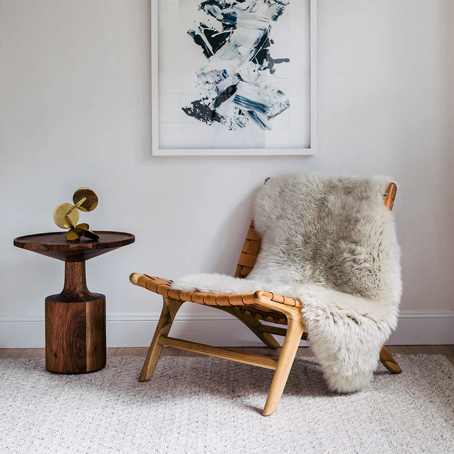 Australian Merino Sheepskin Rug — Linen