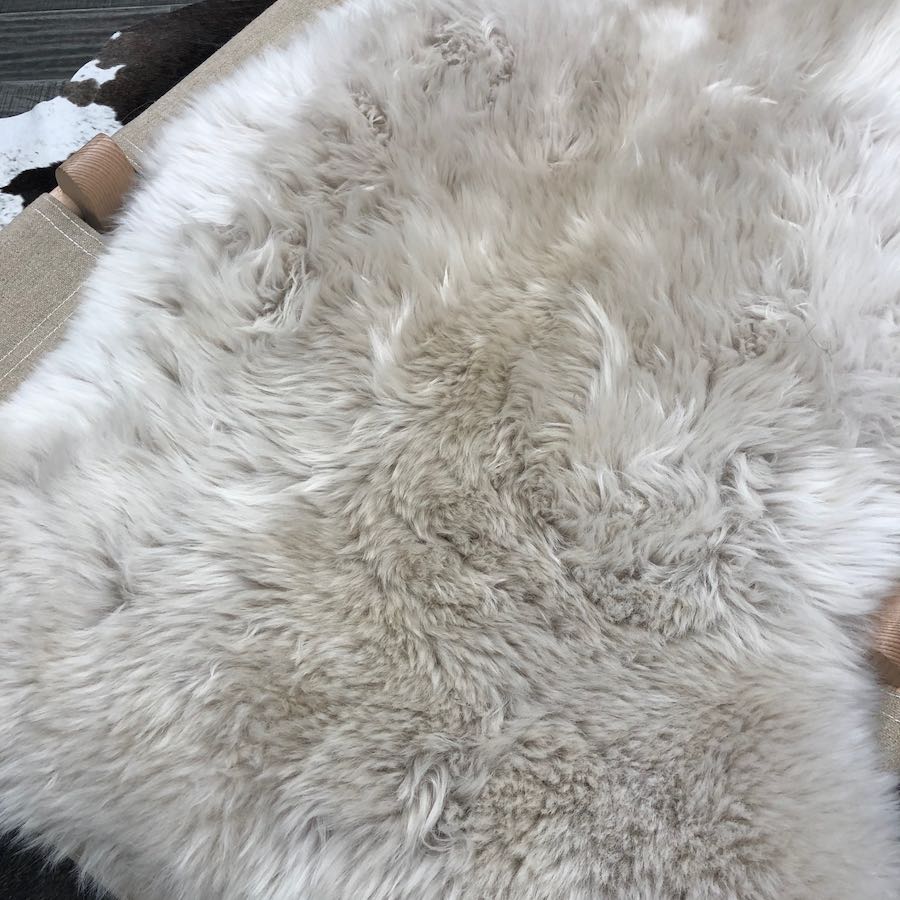 Australian Merino Sheepskin Rug — Linen