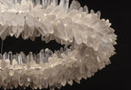 ROXI Crystal Halo Chandelier — Brazilian Quartz
